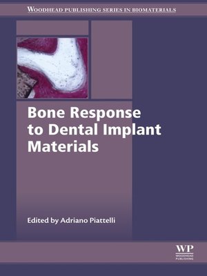 cover image of Bone Response to Dental Implant Materials